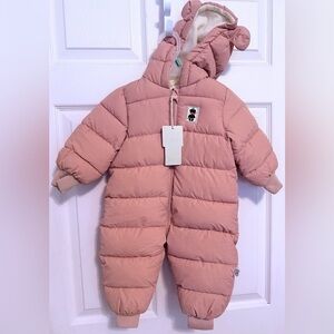Pink Bear Cozy Warm Snow Suit 24 Month Winter Baby Gear